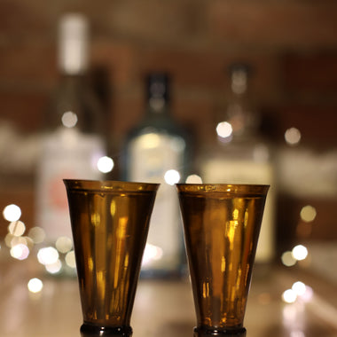 Amber Shot Glasses (Set of Two)