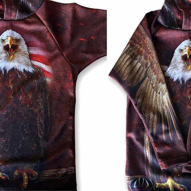 BALD EAGLE USA Hoodie Sport Shirt by MOUTHMAN®
