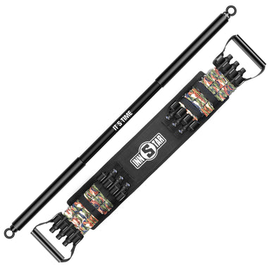 Chest Muscle Builder Arm Expander Home Workout Gym Equipment Push Up Removable Bench Press Resistance Bands