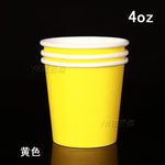 4oz Disposable Cups Thick Tasting Concentrated Color Tasting Cup Coffee Paper Cup for Coffee 100ml Paper Cup